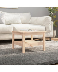 Table basse 55x55x40 cm Bois massif de pin | Mobilier & Déco