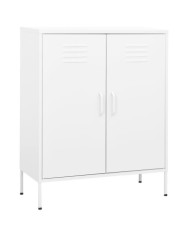 Armoire de rangement Blanc 80x35x101,5 cm Acier | Mobilier & Déco