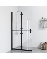 Paroi de douche pliable Verre ESG transparent 110x190 cm | Mobilier & Déco