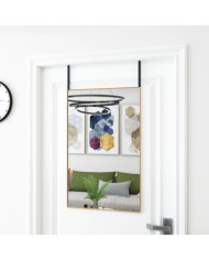 Miroir de porte Doré 50x80 cm Verre et aluminium | Mobilier & Déco