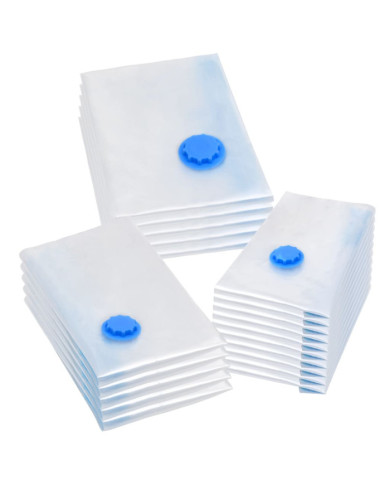 Sacs de voyage sous vide Sacs de vêtements 3 tailles 20 pcs | Mobilier & Déco