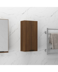 Armoire de salle de bain murale Chêne marron 32x20x67 cm | Mobilier & Déco