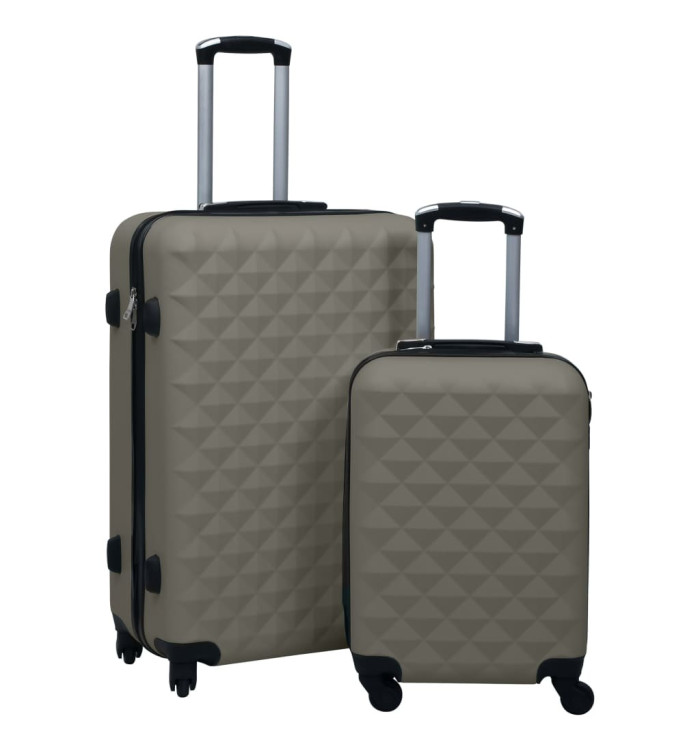 Ensemble de valises rigides 2 pcs Anthracite ABS | Mobilier & Déco