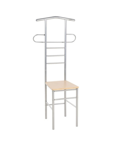 Chaise valet de nuit lot de 2 métal | Mobilier & Déco