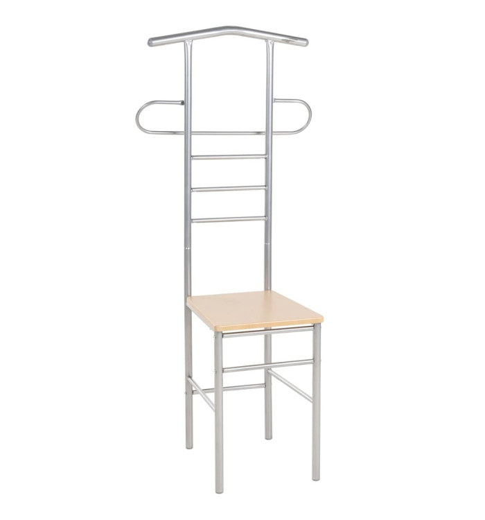 Chaise valet de nuit lot de 2 métal | Mobilier & Déco