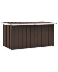 Boîte de rangement de jardin Marron 129x67x65 cm | Mobilier & Déco