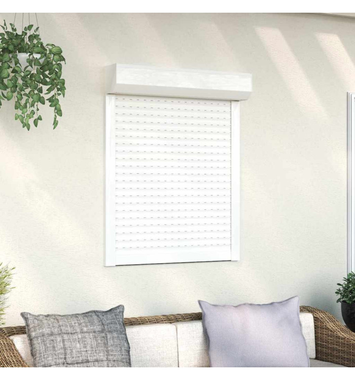 Volet roulant aluminium 70x100 cm blanc | Mobilier & Déco