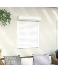 Volet roulant aluminium 70x100 cm blanc | Mobilier & Déco