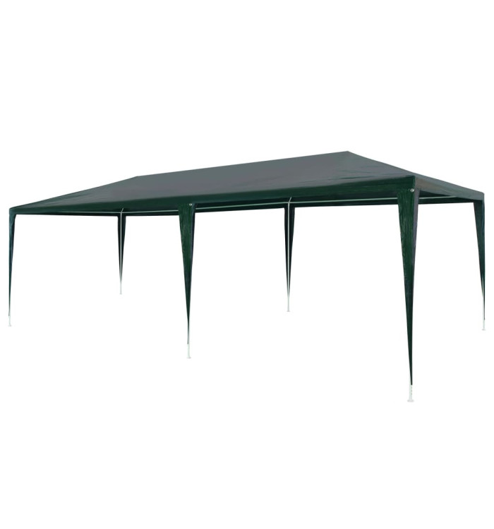 Tente de réception 3x6 m PE Vert | Mobilier & Déco