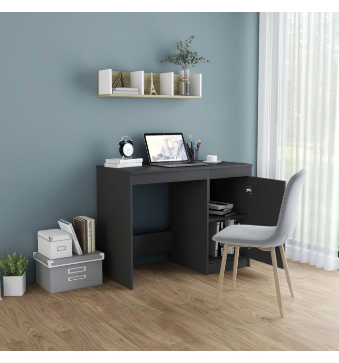 Bureau Gris 100x50x76 cm Bois d’ingénierie | Mobilier & Déco