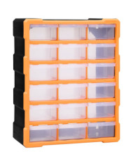 Organisateur multi-tiroirs avec 18 tiroirs centraux 38x16x47 cm | Mobilier & Déco