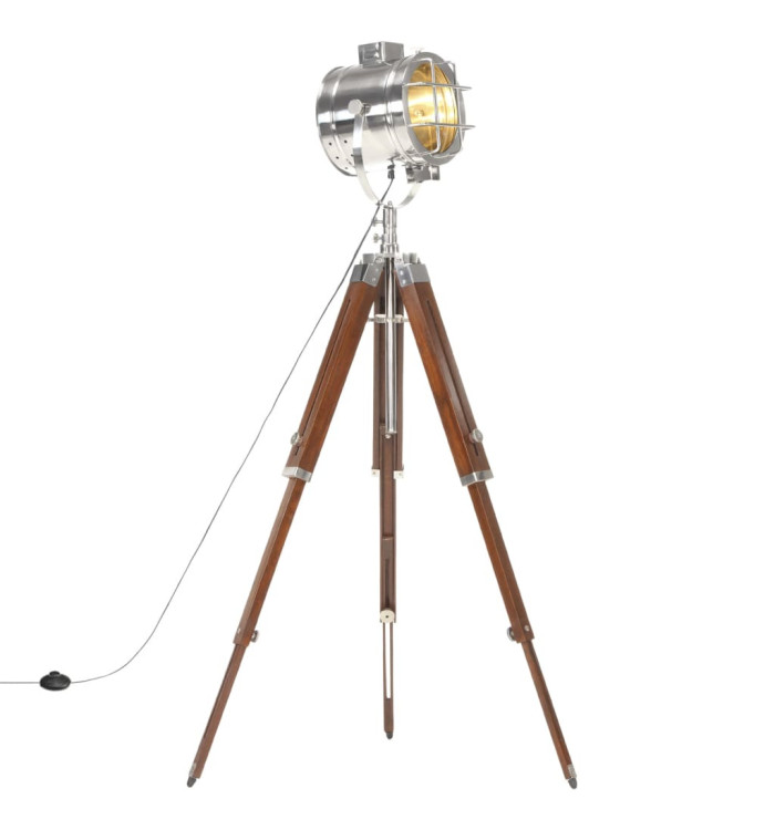 Lampadaire à trépied bois de manguier massif 165 cm | Mobilier & Déco