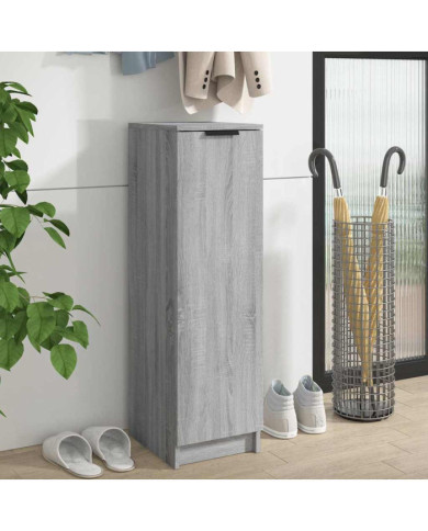 Meuble à chaussures Sonoma gris 30x35x100 cm Bois d'ingénierie | Mobilier & Déco