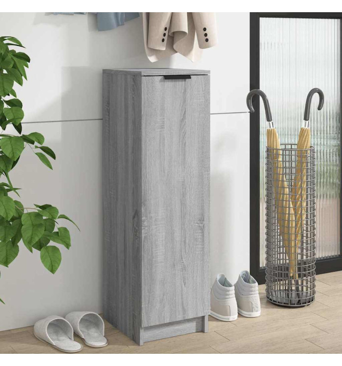 Meuble à chaussures Sonoma gris 30x35x100 cm Bois d'ingénierie | Mobilier & Déco