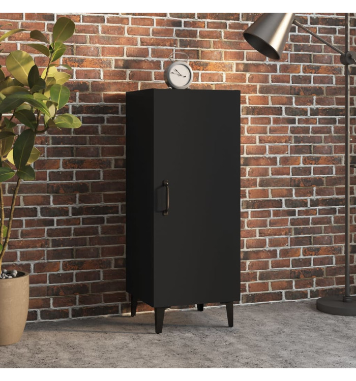 Buffet Noir 34,5x34x90 cm Bois d'ingénierie | Mobilier & Déco