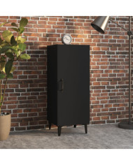 Buffet Noir 34,5x34x90 cm Bois d'ingénierie | Mobilier & Déco