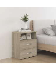 Tables de chevet 2 pcs Chêne sonoma 50x32x60 cm | Mobilier & Déco