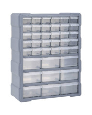 Organisateur multi-tiroirs avec 39 tiroirs 38x16x47 cm | Mobilier & Déco