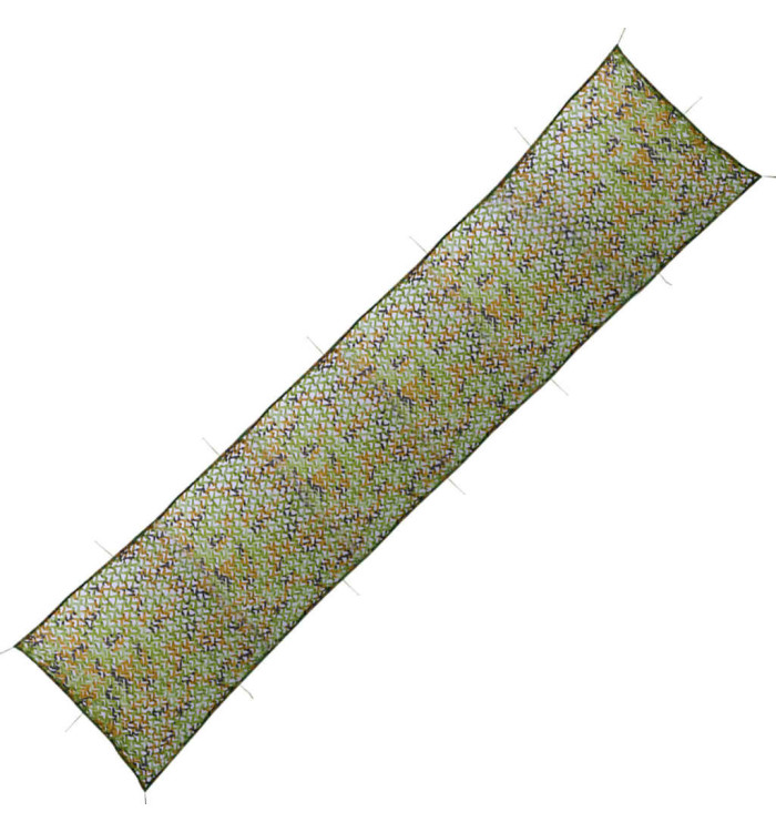 Filet de camouflage avec sac de rangement 1,5 x 7 m | Mobilier & Déco