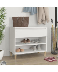Armoire à chaussures Blanc 70x36x60 cm Bois d'ingénierie | Mobilier & Déco