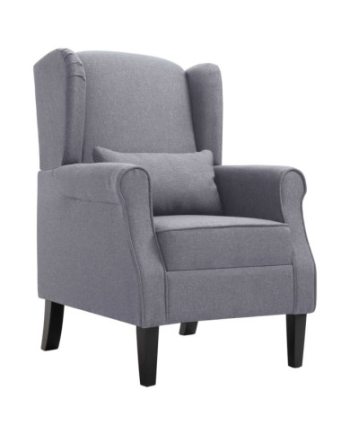 Fauteuil gris foncé tissu | Mobilier & Déco