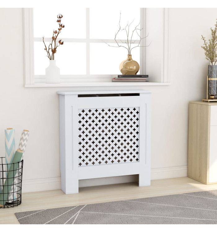 Cache-radiateur MDF Blanc 78 cm | Mobilier & Déco