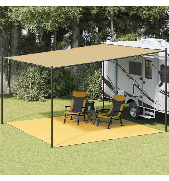 Tapis de tente 400x400 cm Beige | Mobilier & Déco