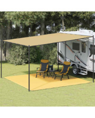 Tapis de tente 400x400 cm Beige | Mobilier & Déco