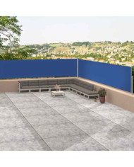 Auvent latéral rétractable Bleu 117x1200 cm | Mobilier & Déco