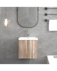 Armoire murale de salle de bain 41x38x40 cm Bois de teck solide | Mobilier & Déco