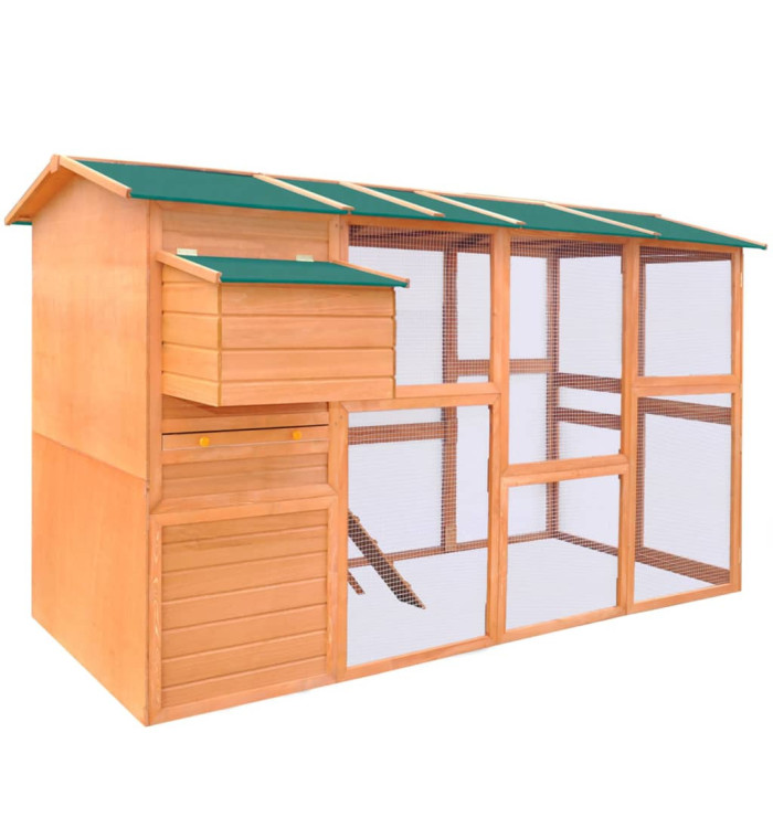 Poulailler 295 x 163 x 170 cm Bois | Mobilier & Déco