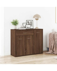 Buffet Chêne marron 88x30x70 cm Bois d'ingénierie | Mobilier & Déco
