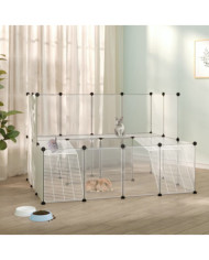 Cage pour petits animaux Transparent 143x107x93 cm PP et Acier | Mobilier & Déco
