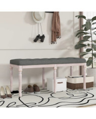 Banc Gris foncé 110x40x49 cm Tissu | Mobilier & Déco