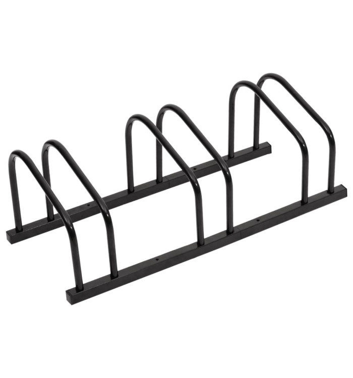Porte-vélos pour 3 vélos noir acier | Mobilier & Déco