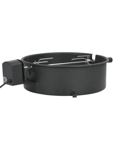 Kit d'anneau de rôtissoire barbecue 47 cm Noir | Mobilier & Déco