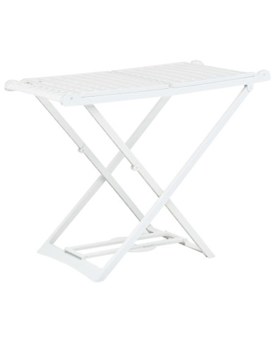 Étendoir à linge pliable Blanc Plastique | Mobilier & Déco