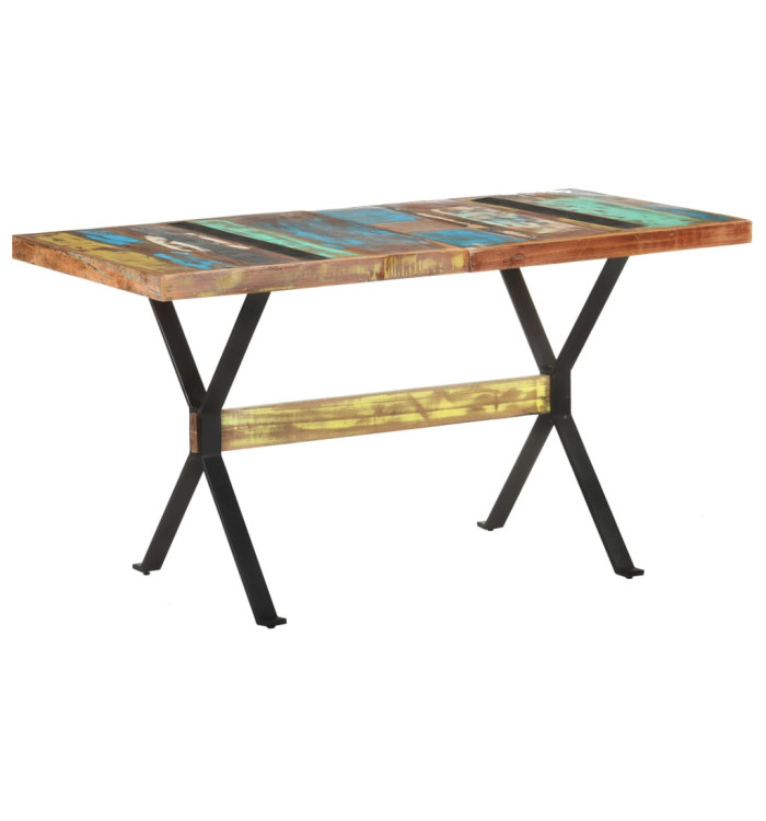 Table à manger 140x70x76 cm Bois de récupération massif | Mobilier & Déco