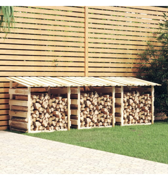 Pergolas avec toits 3 pcs 100x90x100 cm Bois de pin imprégné | Mobilier & Déco