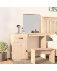 Coiffeuse 95x50x134 cm Bois de pin massif | Mobilier & Déco