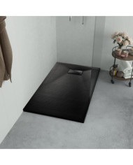 Bac de douche SMC Noir 90 x 80 cm | Mobilier & Déco