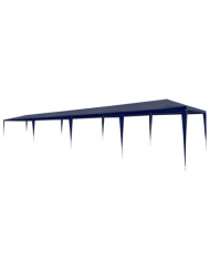 Tente de réception 3x12 m PE Bleu | Mobilier & Déco