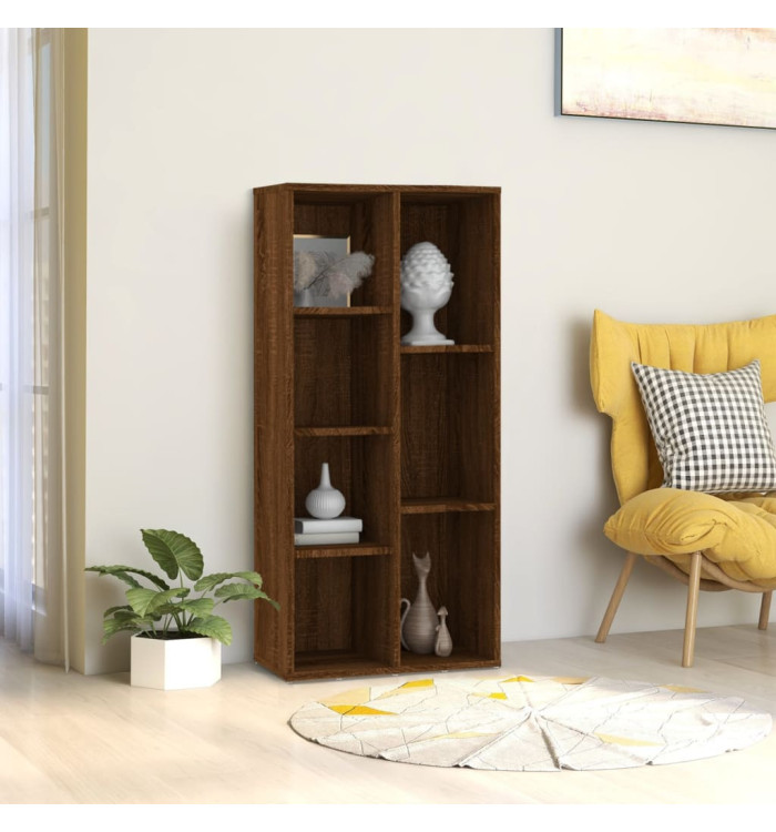 Armoire à livres Chêne marron 50x25x106 cm | Mobilier & Déco