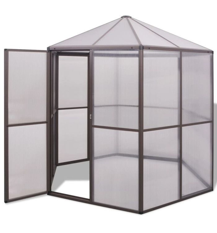 Serre en aluminium 240x211x232 cm | Mobilier & Déco