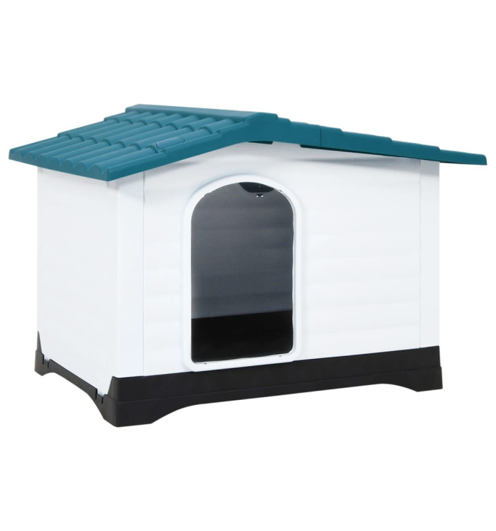 Niche pour chien Bleu 90,5x68x66 cm Polypropylène | Mobilier & Déco