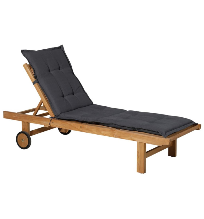Madison Coussin de chaise longue Panama 200x60 cm Gris | Mobilier & Déco
