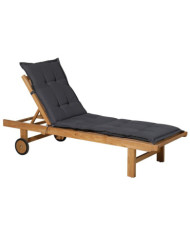 Madison Coussin de chaise longue Panama 200x60 cm Gris | Mobilier & Déco