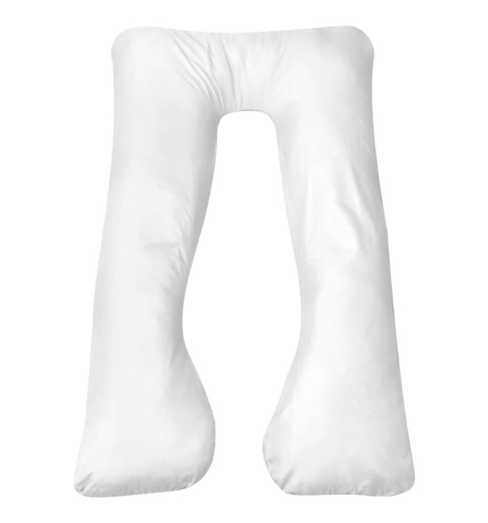 Coussin de grossesse 90 x 145 cm Blanc | Mobilier & Déco