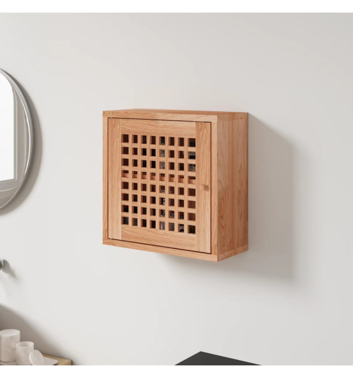 Armoire murale 42x18x42 cm Bois massif de noyer | Mobilier & Déco