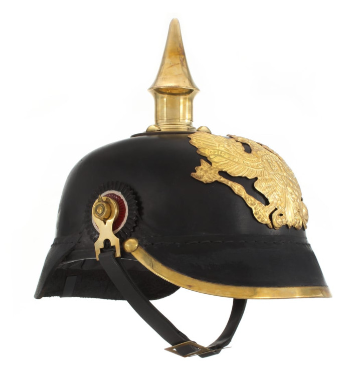 Casque prussien allemand antique pour GN Noir Acier | Mobilier & Déco